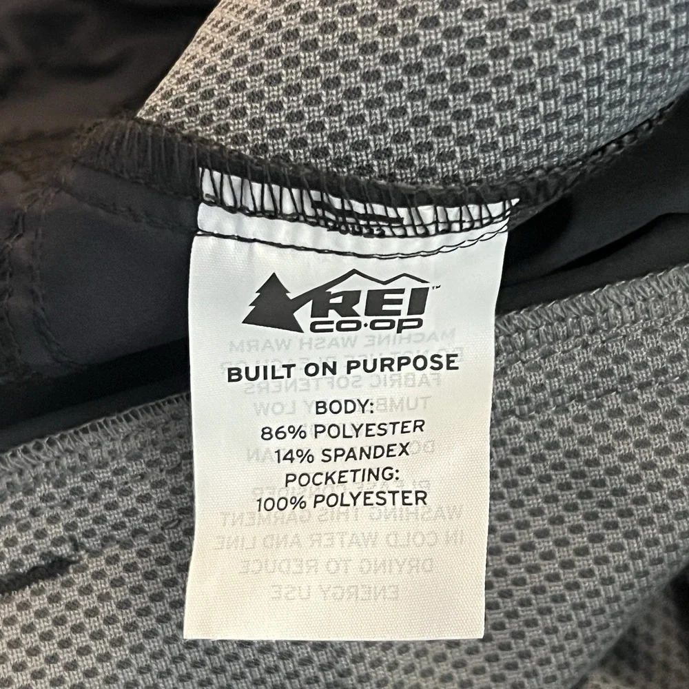 REI Cooperative Men Drawstring Stretch Outdoor Hiking Comfort‎ Pants Sz XL 40X31
